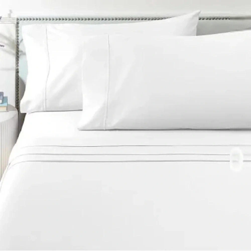Beautyrest Liquid Cotton 400 Thread Count 100% Cotton Sheet Set-Ivory